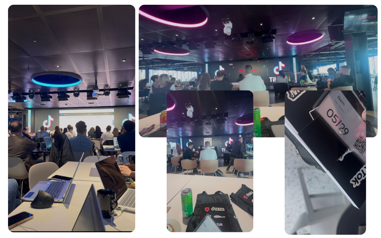 Wave-X attending hands-on GMV Max training at TikTok headquarters
